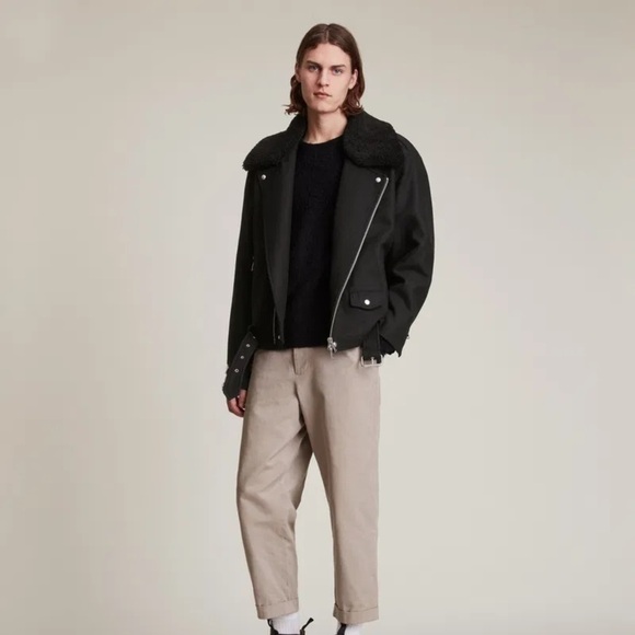 Allsaints Biker Jacket Black - Picture 2 of 11